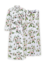 Load image into Gallery viewer, White Hummingbird Bundle: Classic Robe + Gathered Nightgown
