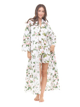 Load image into Gallery viewer, White Hummingbird Bundle: Classic Robe + Pajamas with Shorts