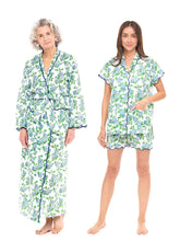 Load image into Gallery viewer, Hydrangea Bundle: Classic Robe + Pajamas with Shorts
