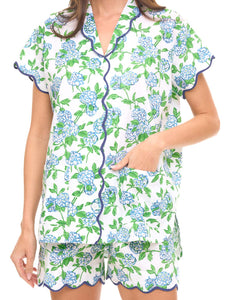 Hydrangea S/S Pajamas with Shorts