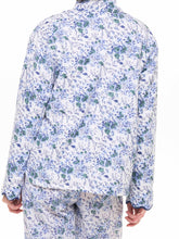 Load image into Gallery viewer, Blue Floral Fleece Jacket
