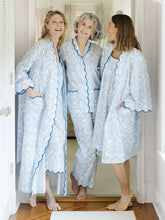 Load image into Gallery viewer, Blue Paisley Slip Nightgown
