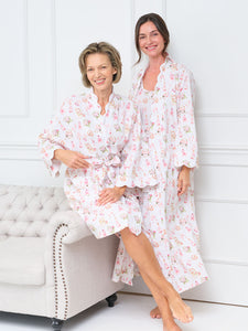 Bridal Print Classic Robe