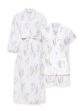 Load image into Gallery viewer, Lavender Bundle: Classic Robe + Pajamas with Shorts
