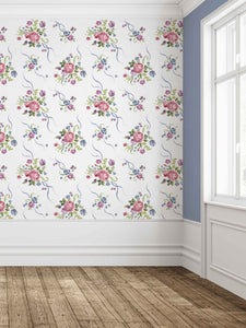 Lila Rose Clay Coated Wallpaper