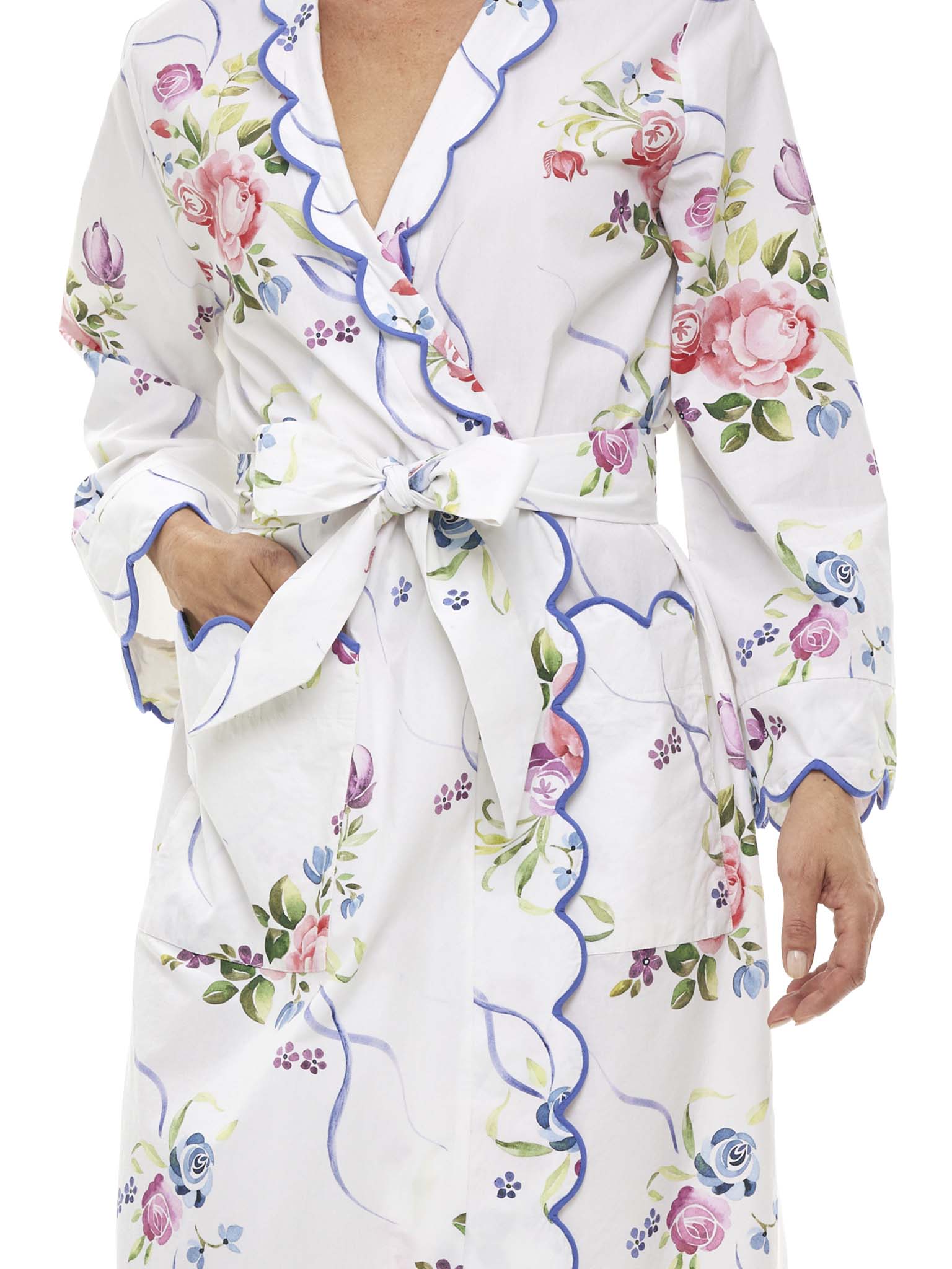 CCL Ribbed Robe - Faded Rose/Pearl main image 0