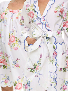 Lila Rose Bundle: Classic Robe + Cap Sleeve Short Nightgown