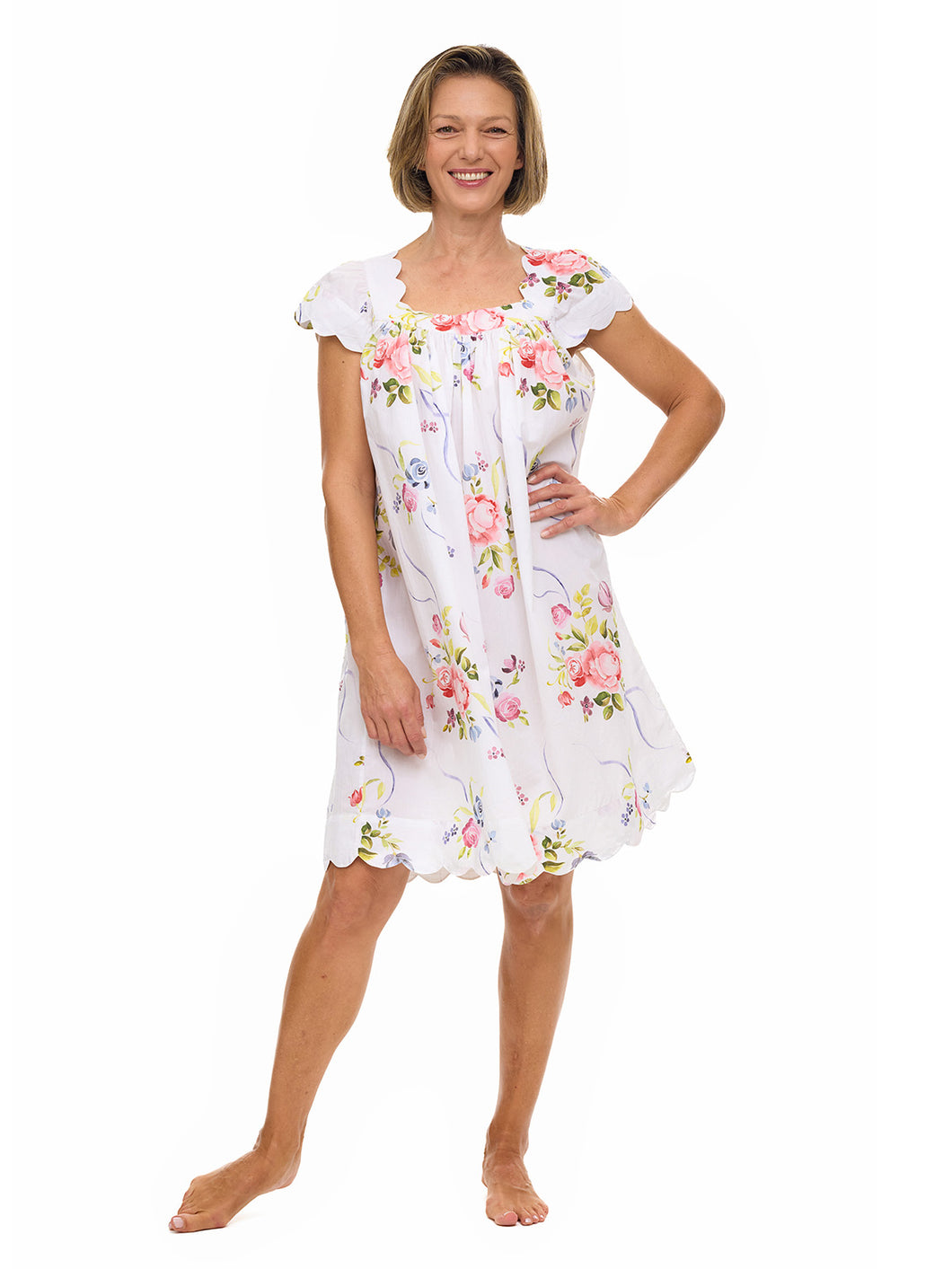 Lila Rose Cap Sleeve Short Nightgown