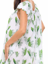 Load image into Gallery viewer, Lily of the Valley Cap S/S Nightgown
