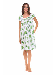 Lily of the Valley Cap S/S Nightgown