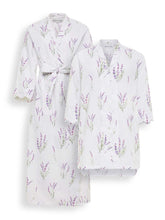 Load image into Gallery viewer, Lavender Bundle: Classic Robe + Nightshirt