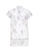 Load image into Gallery viewer, Lavender Short Sleeve PJ with Shorts
