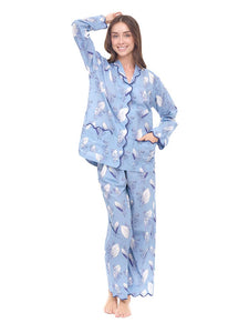 Blue Lily of the Valley Pajamas