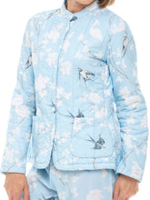 Load image into Gallery viewer, Pale Blue Gardenia Quilted Jacket
