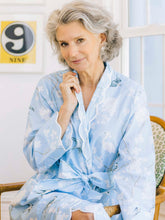 Load image into Gallery viewer, Pale Blue Gardenia Classic Robe
