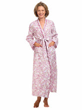 Load image into Gallery viewer, Pink Butterfly Print Classic Robe