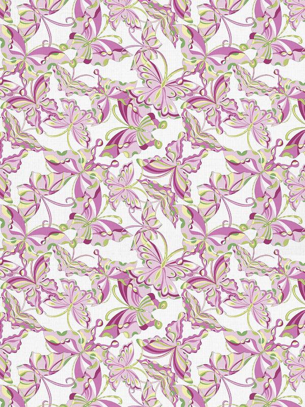 Pink Butterfly Indoor Fabric