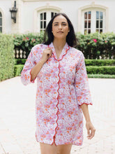 Load image into Gallery viewer, Pink Floral Nightshirt
