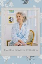 Load and play video in Gallery viewer, Pale Blue Gardenia Slip Nightgown
