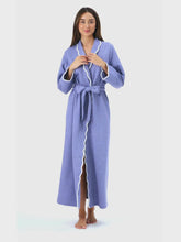 Load and play video in Gallery viewer, Blue Quilted Classic Robe
