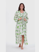 Load and play video in Gallery viewer, Lily of the Valley Bundle: Classic Robe + Cap Sleeve Short Nightgown
