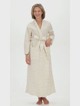 Load and play video in Gallery viewer, Beige Filigree Classic Robe
