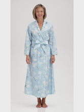 Load and play video in Gallery viewer, Pale Blue Gardenia Classic Robe
