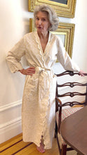 Load and play video in Gallery viewer, Beige Filigree Classic Robe
