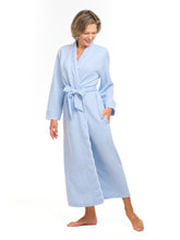 Load image into Gallery viewer, Ice Blue Quilted Classic Robe
