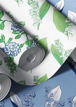 Load image into Gallery viewer, Hydrangea Clay Coated Wallpaper
