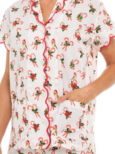 Load image into Gallery viewer, Candy Cane Short Pajamas