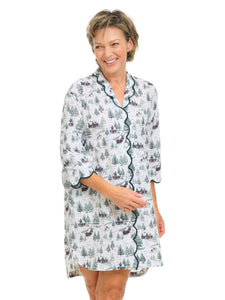 Christmas Toile Nightshirt