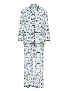 Christmas Toile Pajamas