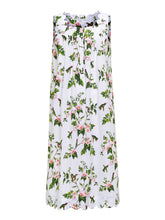 Load image into Gallery viewer, White Hummingbird Gathered Nightgown