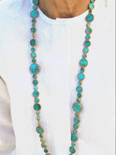 Load and play video in Gallery viewer, Wrap Around Turquoise Necklace
