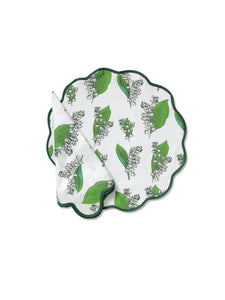 Lily-of-the-Valley Napkin and Placemat (set of 4)