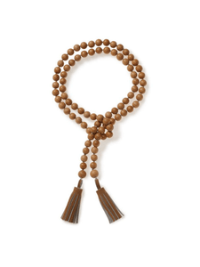 Walnut Wood Lariat Necklace