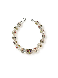 Clear Resin with Cubic Zirconia Necklace