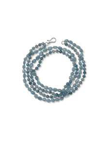 Aquamarine Wrap-Around Necklace.
