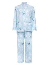 Load image into Gallery viewer, Pale Blue Gardenia Pajamas