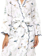 Load image into Gallery viewer, Birds of a Feather Print Classic Robe
