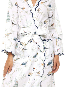 Birds of a Feather Print Classic Robe