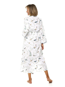 Birds of a Feather Print Classic Robe