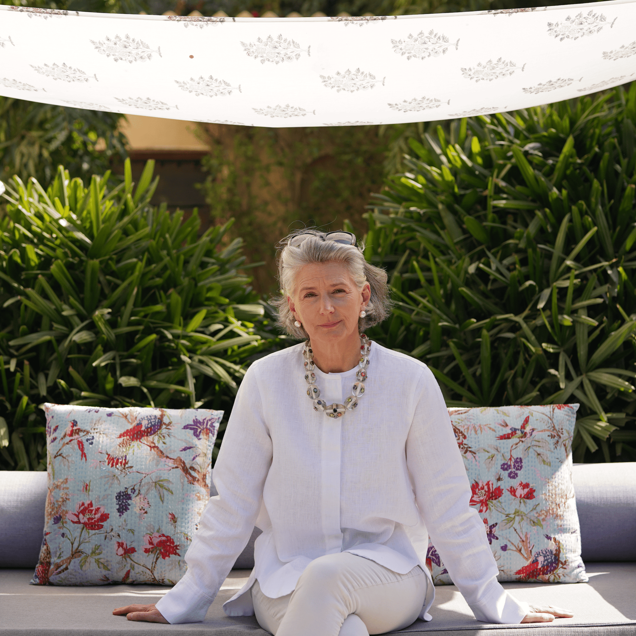 Clear 2025 resin necklace