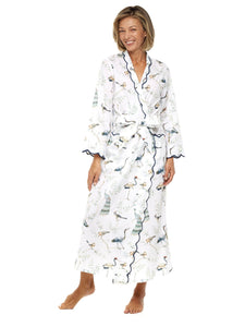Birds of a Feather Print Classic Robe
