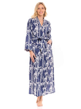 Load image into Gallery viewer, Navy Bamboo Classic Robe
