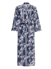 Load image into Gallery viewer, Navy Bamboo Classic Robe
