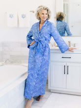 Load image into Gallery viewer, Blue Italian Marble Classic Robe
