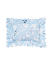 Load image into Gallery viewer, Pale Blue Gardenia Boudoir Sham
