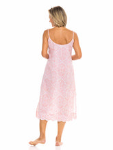 Load image into Gallery viewer, Coral Filigree Slip Nightgown
